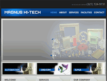 Tablet Screenshot of magnushitech.com